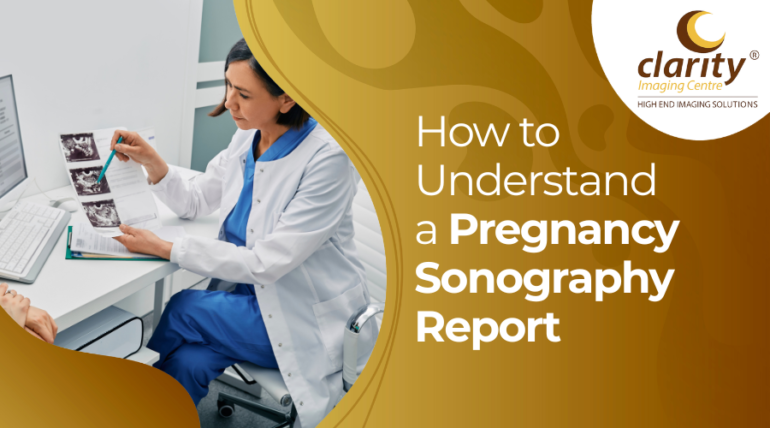 how to read sonography report of pregnancy